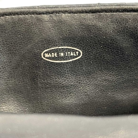 Chanel Small Square Flap Leather Vintage Gold CC Tassel Black Crossbody Handbag - Picture 3 of 13